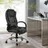 Executive Office Chair Leather Tilt Black