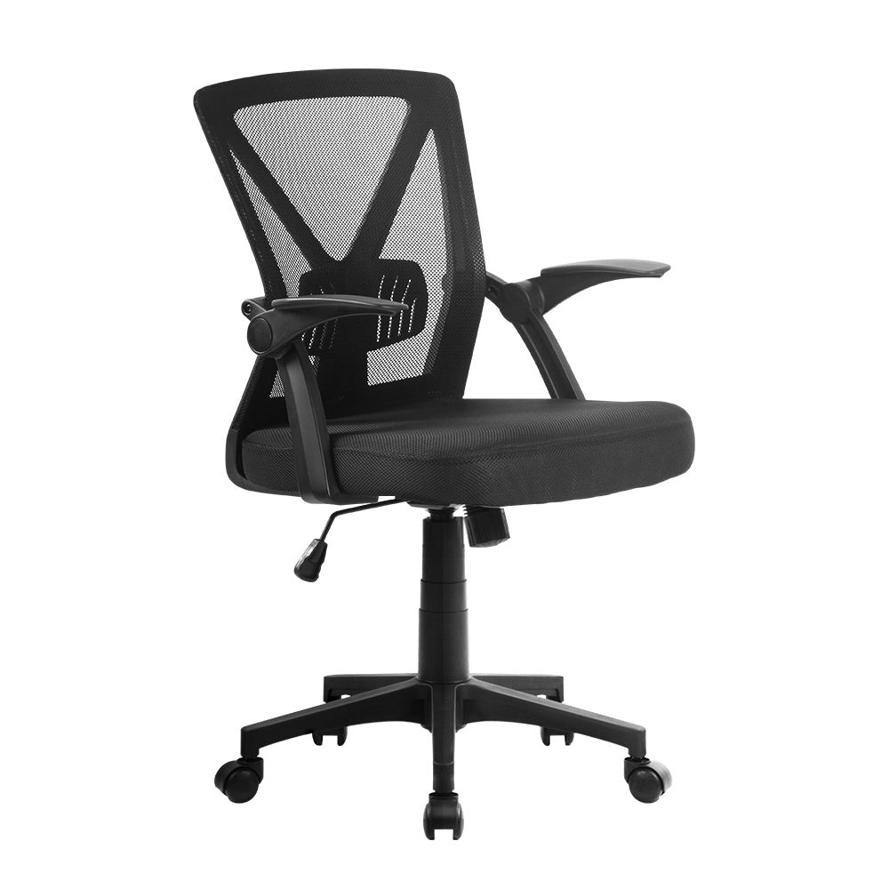 Mesh Office Chair Mid Back Black