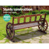 Outdoor Garden Bench Wooden 3 Seater Wagon Chair Lounge Patio Furniture