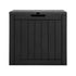 Outdoor Storage Box 118L Container Lockable Indoor Garden Toy Tool Shed Black