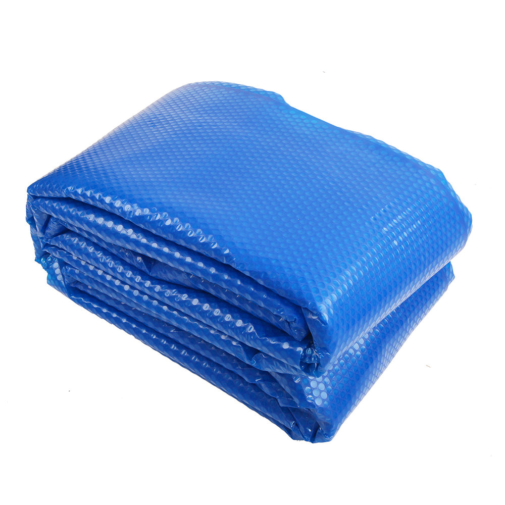 Pool Cover 6.5x3m 400 Micron Swimming Pool Solar Blanket Blue Silver