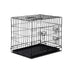 24" Dog Cage Crate Kennel 3 Doors