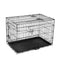 36" Dog Cage Crate Kennel 3 Doors