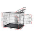 36" Dog Cage Crate Kennel 3 Doors