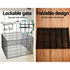 2x30" 8 Panel Dog Playpen Pet Fence Exercise Cage Enclosure Play Pen