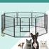 32" 8 Panel Dog Playpen Pet Exercise Cage Enclosure Fence Play Pen