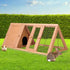 Rabbit Hutch 119cm x 51cm x 44cm Chicken Coop Large Run Wooden Cage Outdoor