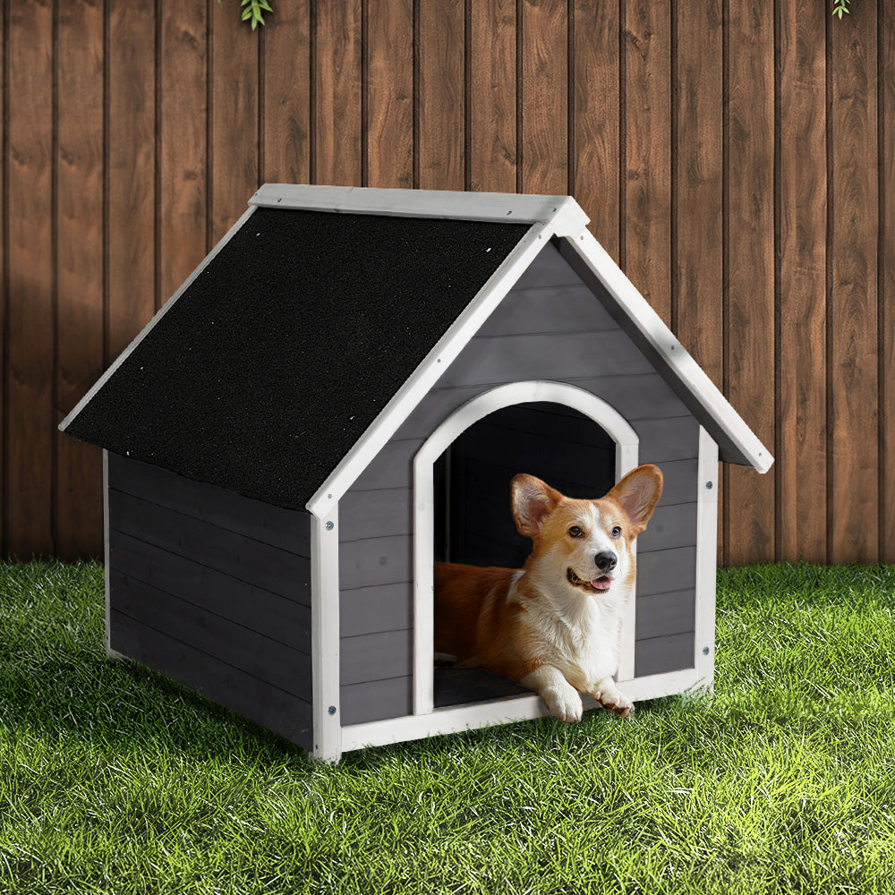 Dog Kennel Wooden Large Outdoor House Indoor Puppy Pet Cabin Weatherproof