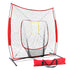 7ft Baseball Net Pitching Kit with Stand Softball�Training Aid Sports