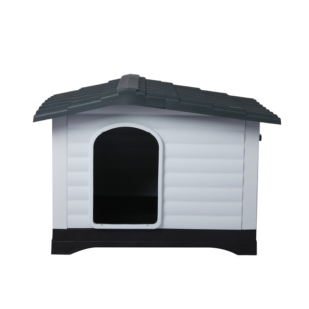 Dog Kennel Outdoor Indoor Pet Plastic Garden Large House Weatherproof Outside