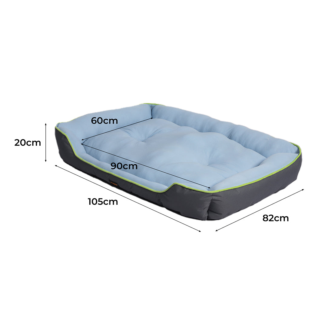 Pet Cooling Bed Sofa  Mat Bolster Insect Prevention Summer XL