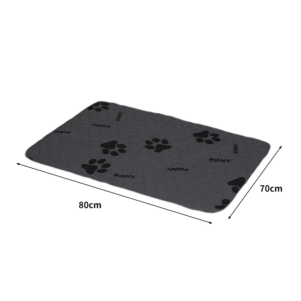 2x Washable Dog Puppy Training Pad Pee Puppy Reusable Cushion XL Grey
