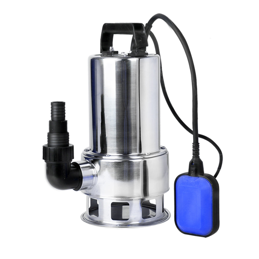 Garden Submersible Pump 1800W Dirty Water Bore Tank Well Steel Sewerage