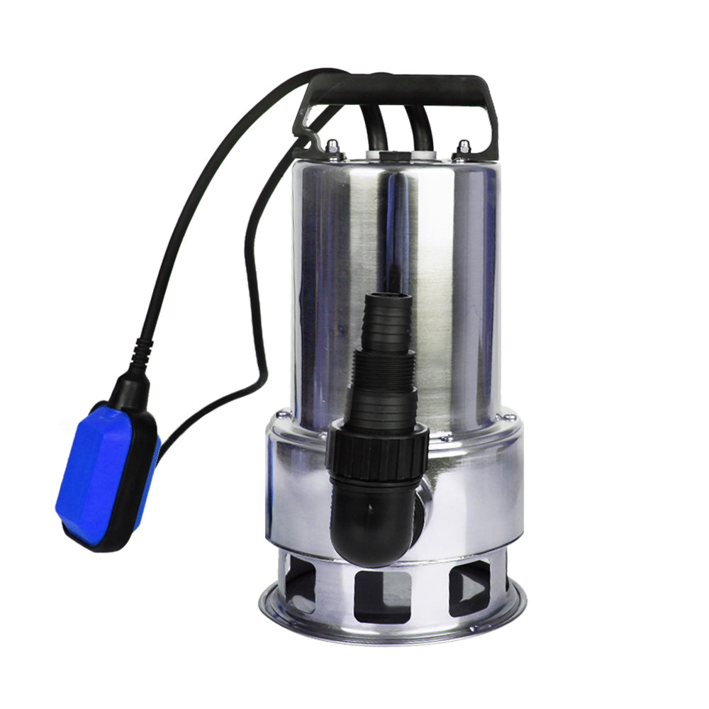 Garden Submersible Pump 1800W Dirty Water Bore Tank Well Steel Sewerage