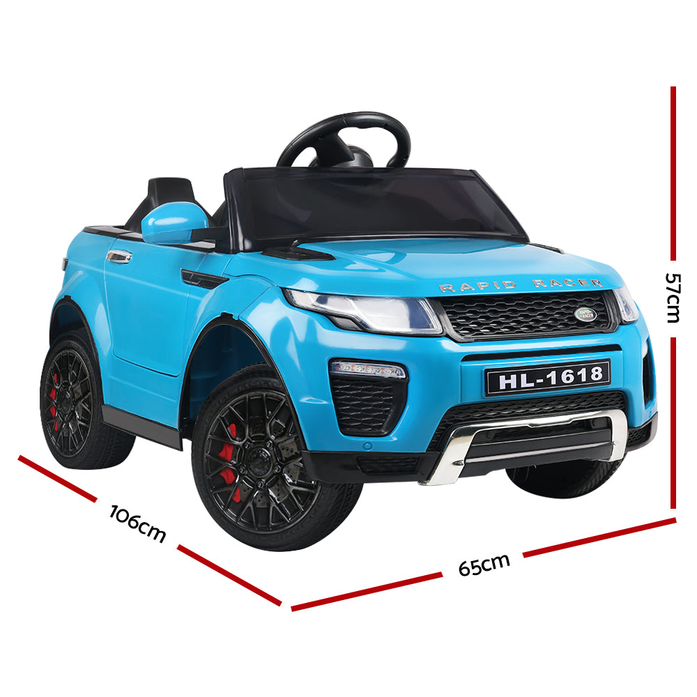 Kids Electric Ride On Car SUV Range Rover-inspired Toy Cars Remote 12V Blue