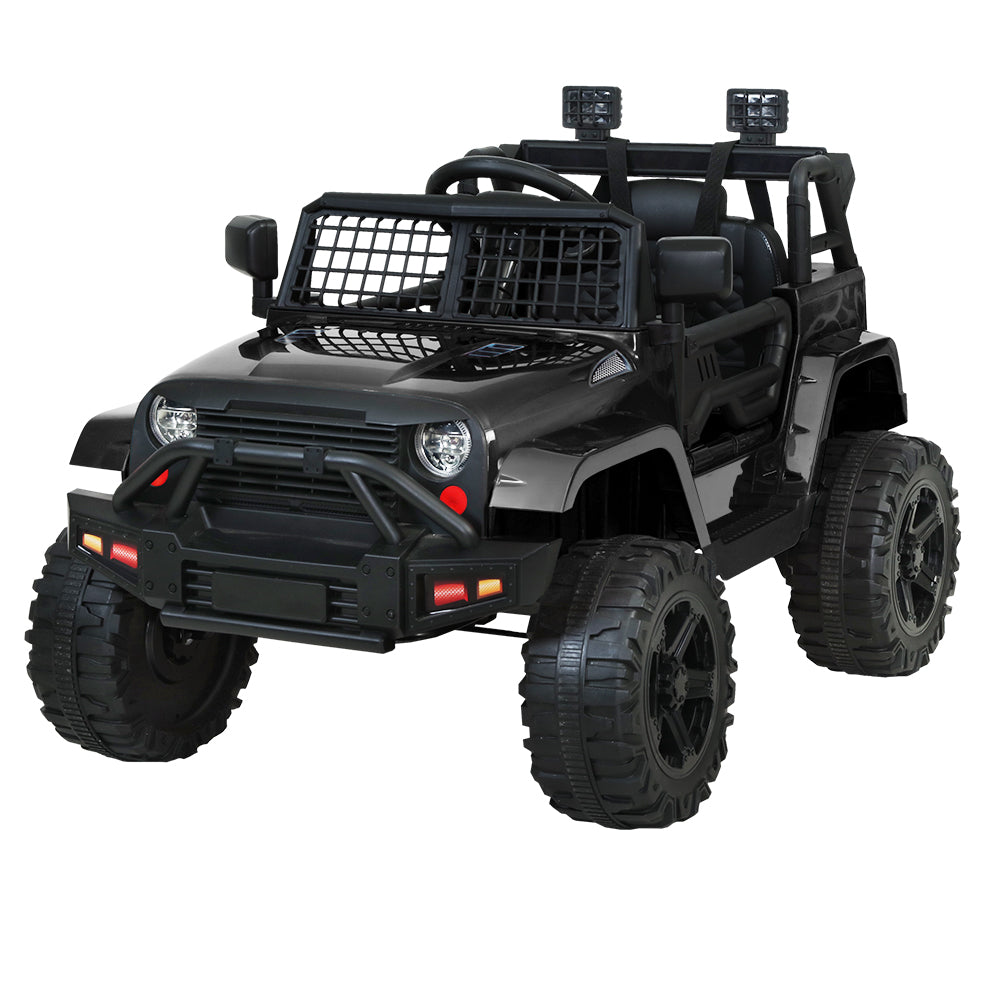 Kids Electric Ride On Car Jeep Toy Cars Remote 12V Black