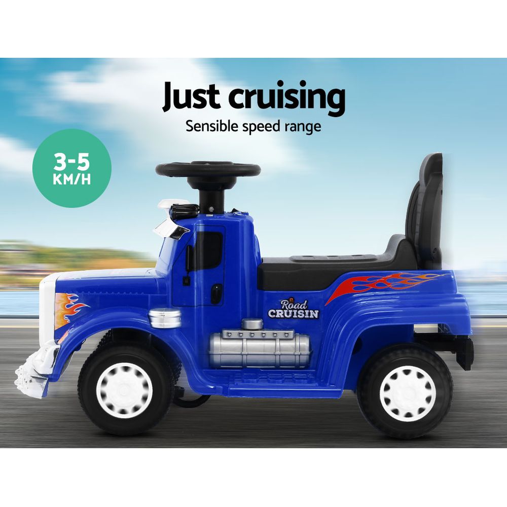 Kids Electric Ride On Car Truck Motorcycle Motorbike Toy Cars 6V Blue