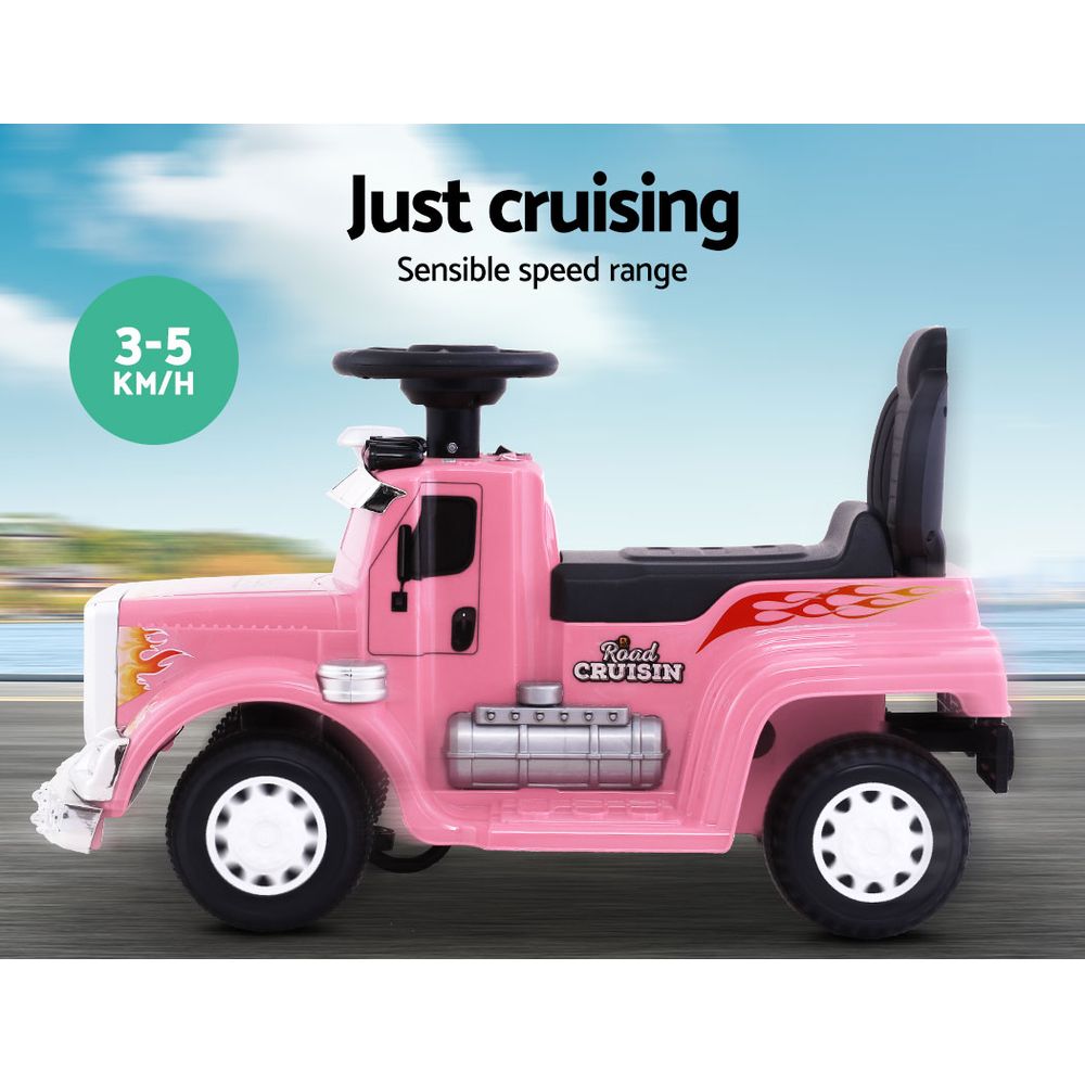 Kids Electric Ride On Car Truck Motorcycle Motorbike Toy Cars 6V Pink