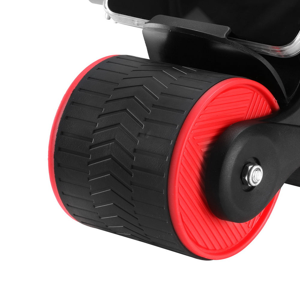 Ab Roller Automatic Rebound Abdominal Wheel with Knee Pad Home Gym Sport