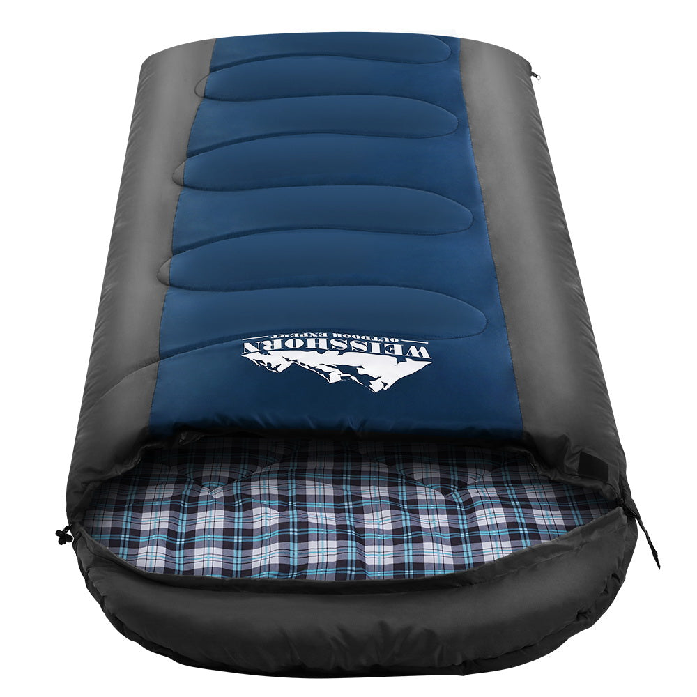 Sleeping Bag Single Thermal Camping Hiking Tent Blue -20�C