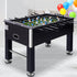 5FT Soccer Table Foosball Football Game Home Family Party Gift Playroom Black