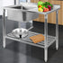 100x60cm Commercial Stainless Steel Sink Kitchen Bench