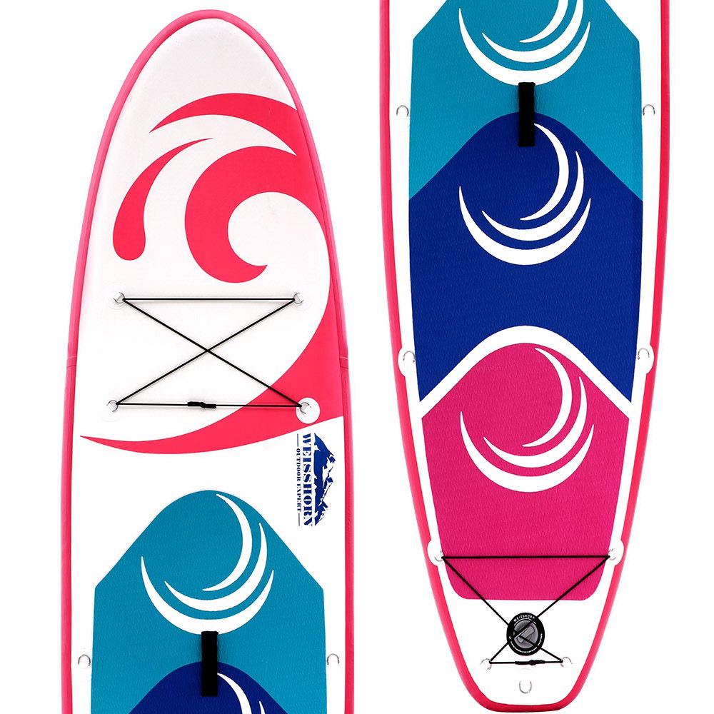 Stand Up Paddle Board 11ft Inflatable SUP Surfboard Paddleboard Kayak Surf Pink