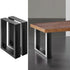 Metal Table Legs DIY Rectangular 40X30CM Set of 2