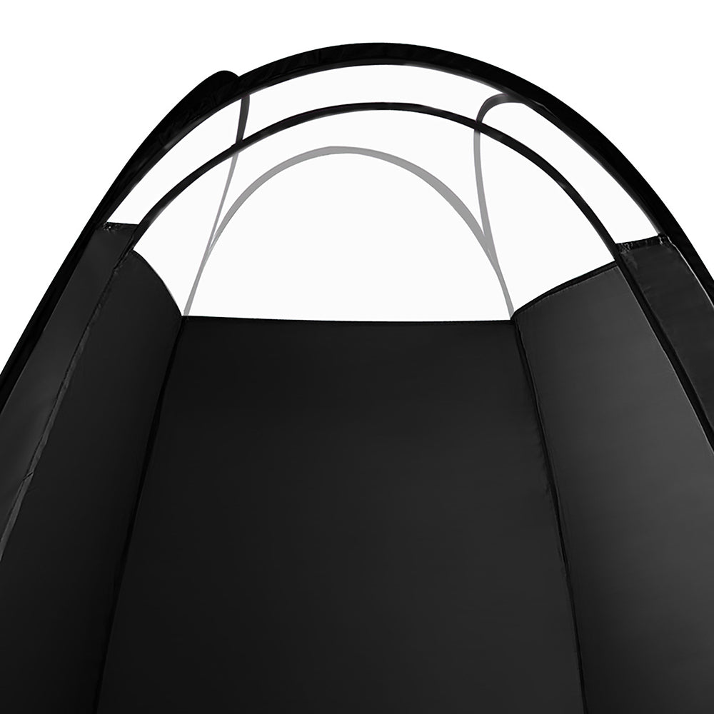 Portable Pop Up Tanning Tent  Black