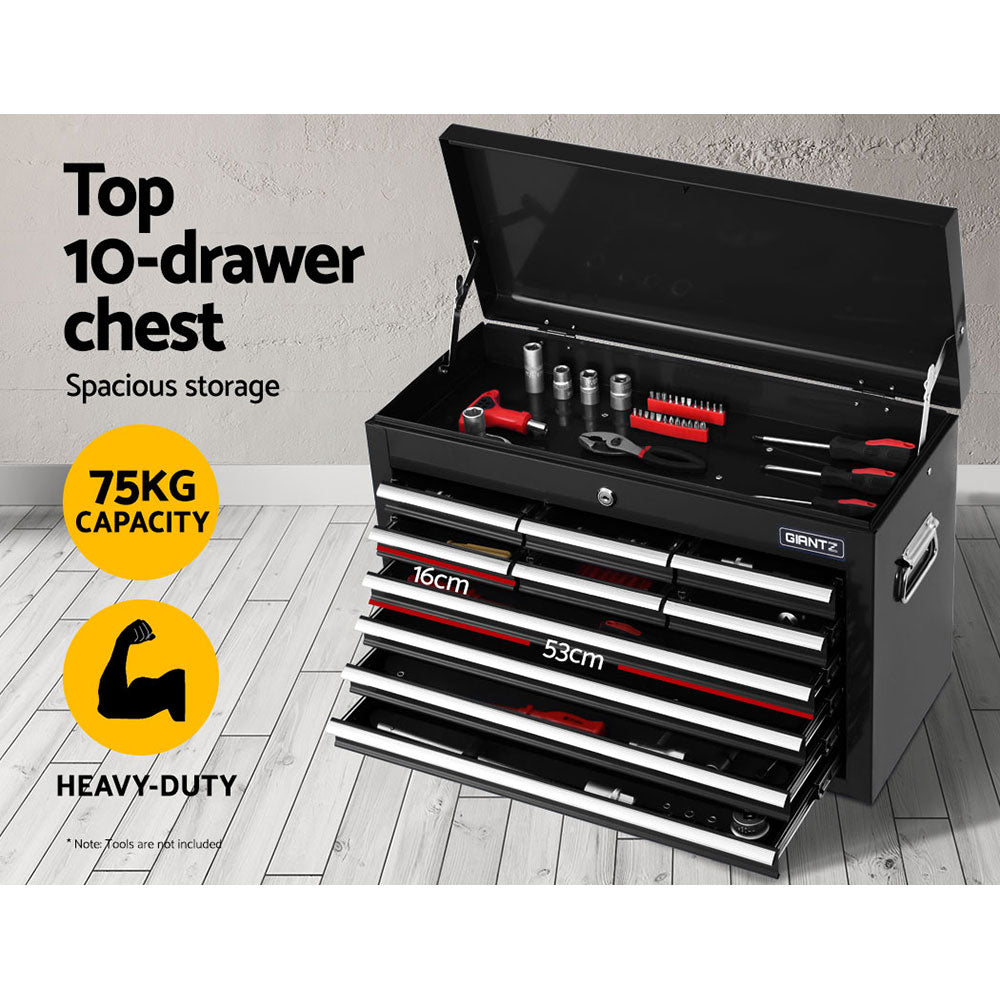 16 Drawer Tool Box Cabinet Chest Trolley Toolbox Garage Storage Box