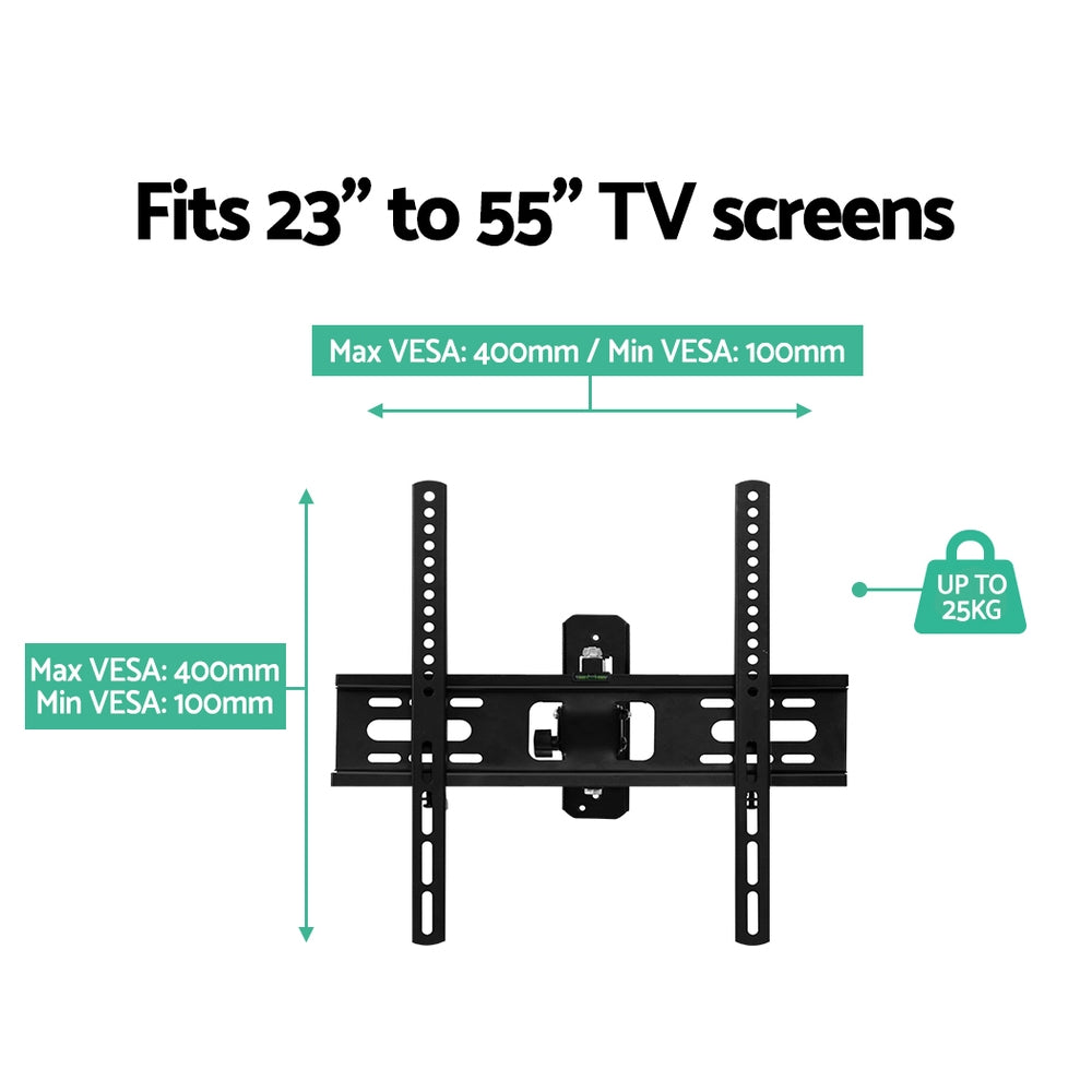 TV Wall Mount Bracket for 23"-55" LED LCD TVs Full Motion Strong Arms