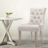 Artiss Dining Chairs Set of 2 Linen French Provincial Beige