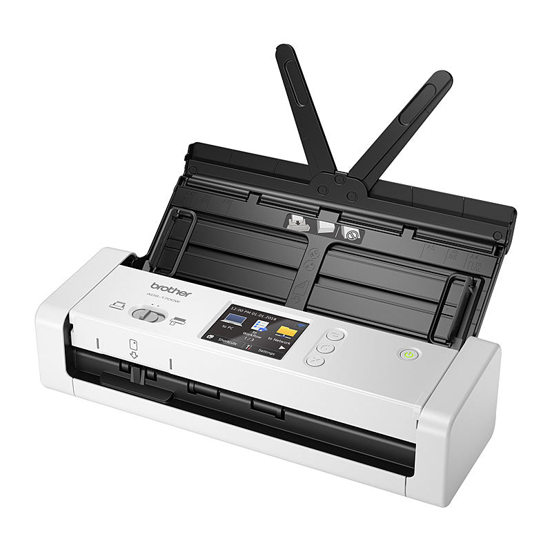 ADS-1700W *NEW* COMPACT DOCUMENT SCANNER with Touchscreen LCD display & WIFI 25ppm One Year