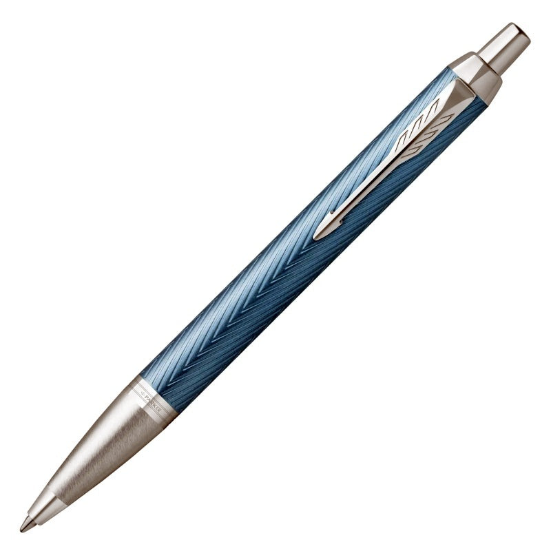 IM Premium Ballpoint Pen -  Blue Grey with Chrome Trim
