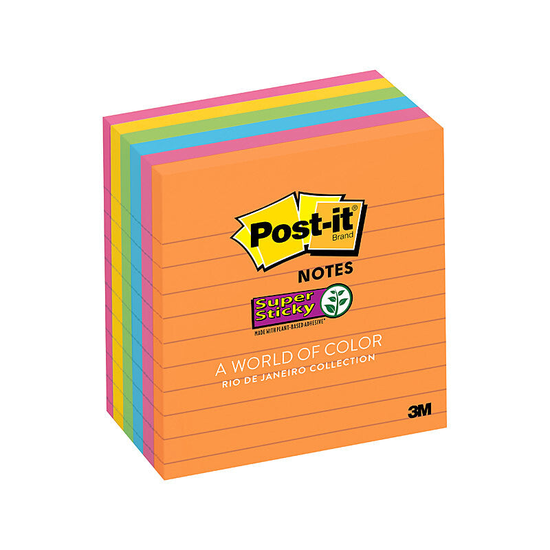 POST-IT 675-6SSUC RDJ Lined Pack of 5