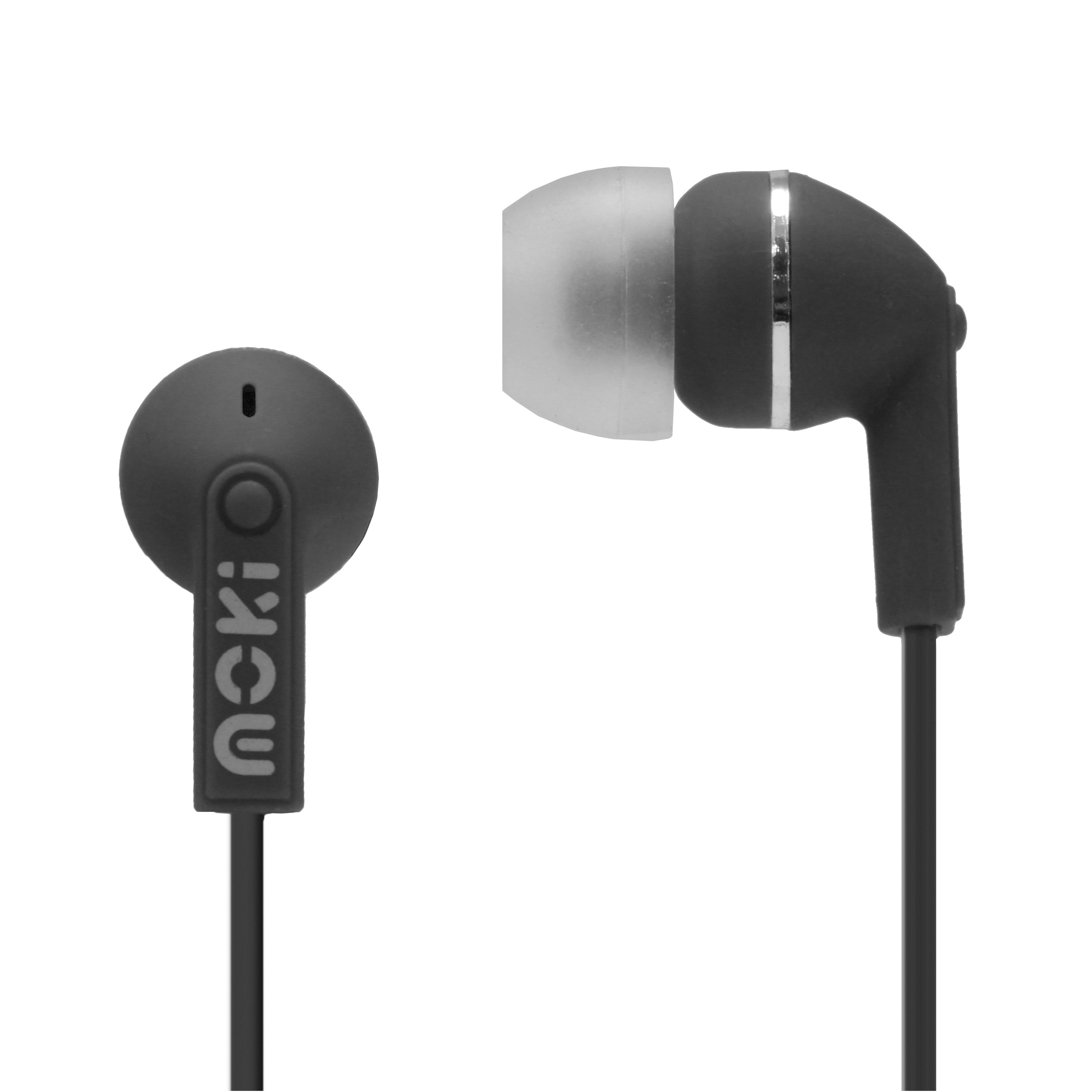 Dots Noise Isolation Earbuds - Black