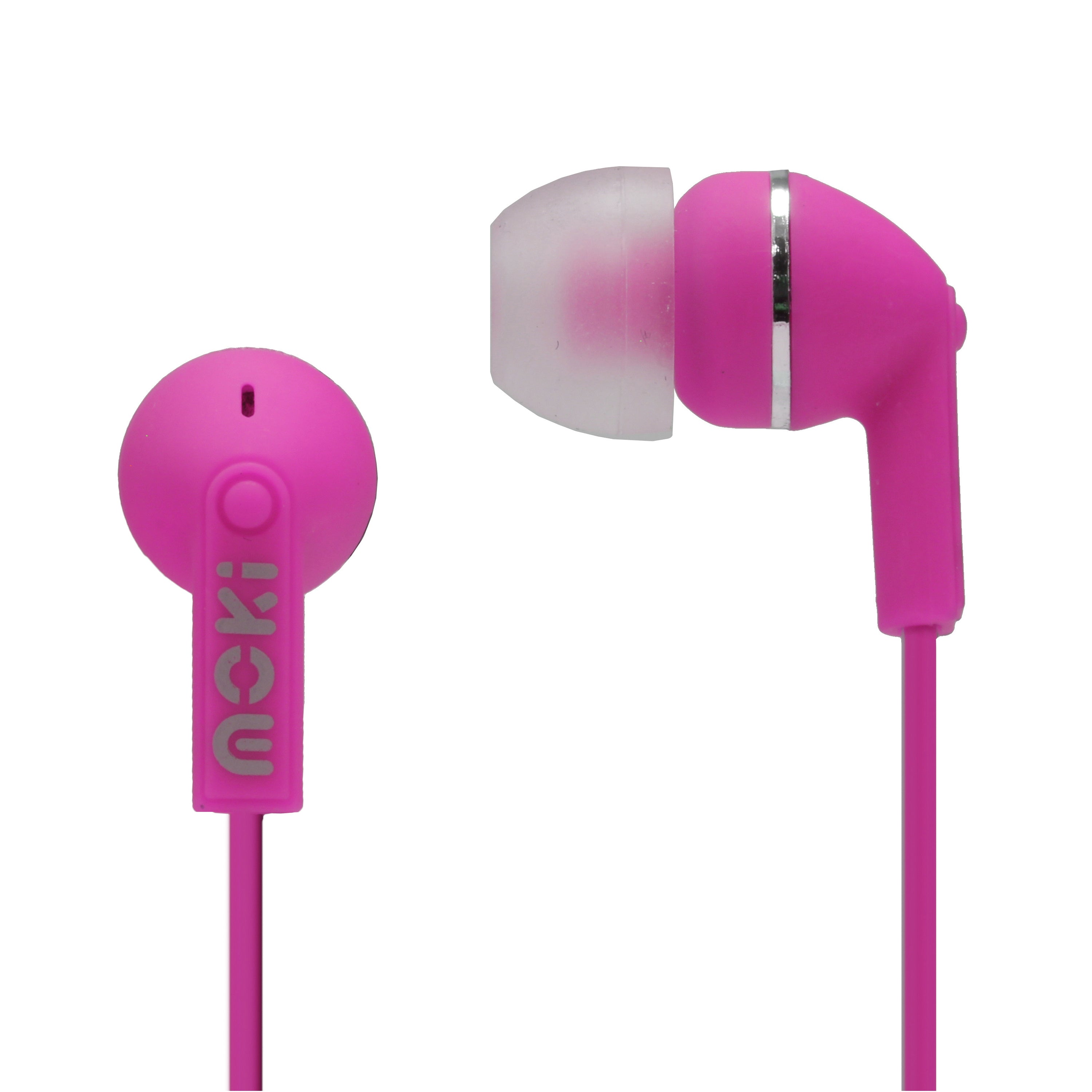 Dots Noise Isolation Earbuds - PINK