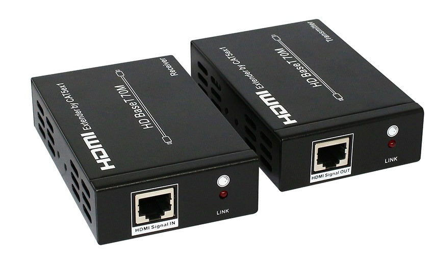 HDMI Extender over RJ45 CAT5 CAT6 LAN Ethernet Network Converter Splitter for Foxtel Support 40m 4Kx 2K@30hz or 70m 1080p LS