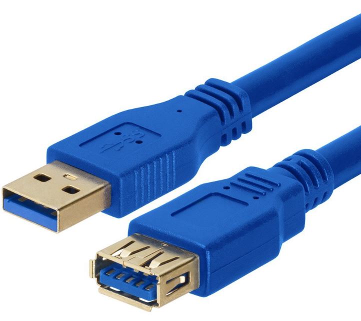 USB 3.0 Extension Cable 3m - Type A Male to Type A Female Blue Colour