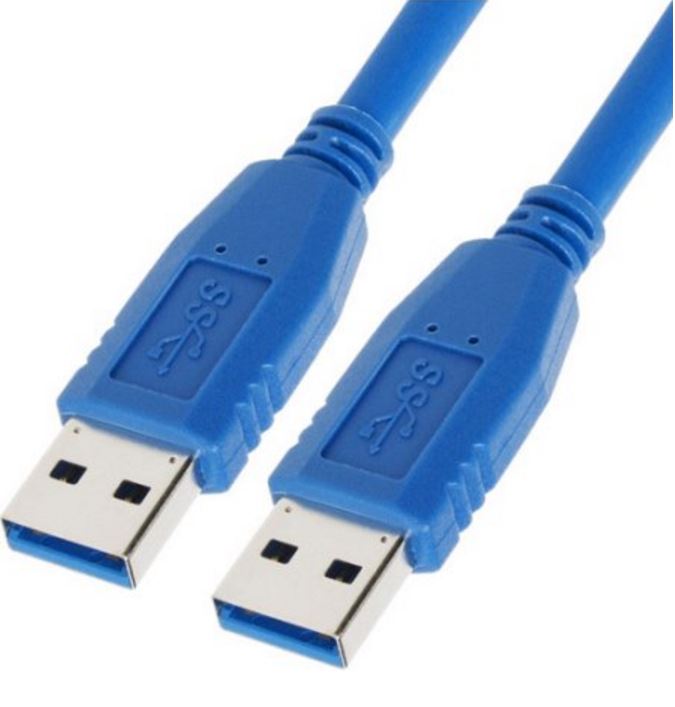 USB 3.0 Cable 2m - Type A Male to Type A Male Blue Colour