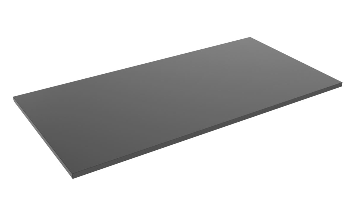 Particle Board Desk Board 1800X750MM Compatible with Sit-Stand Desk Frame - Black