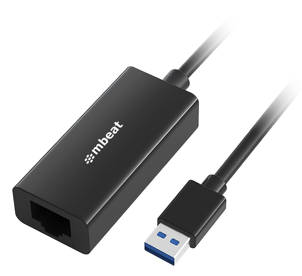 USB 3.0 Gigabit Etherent Adapter - Black