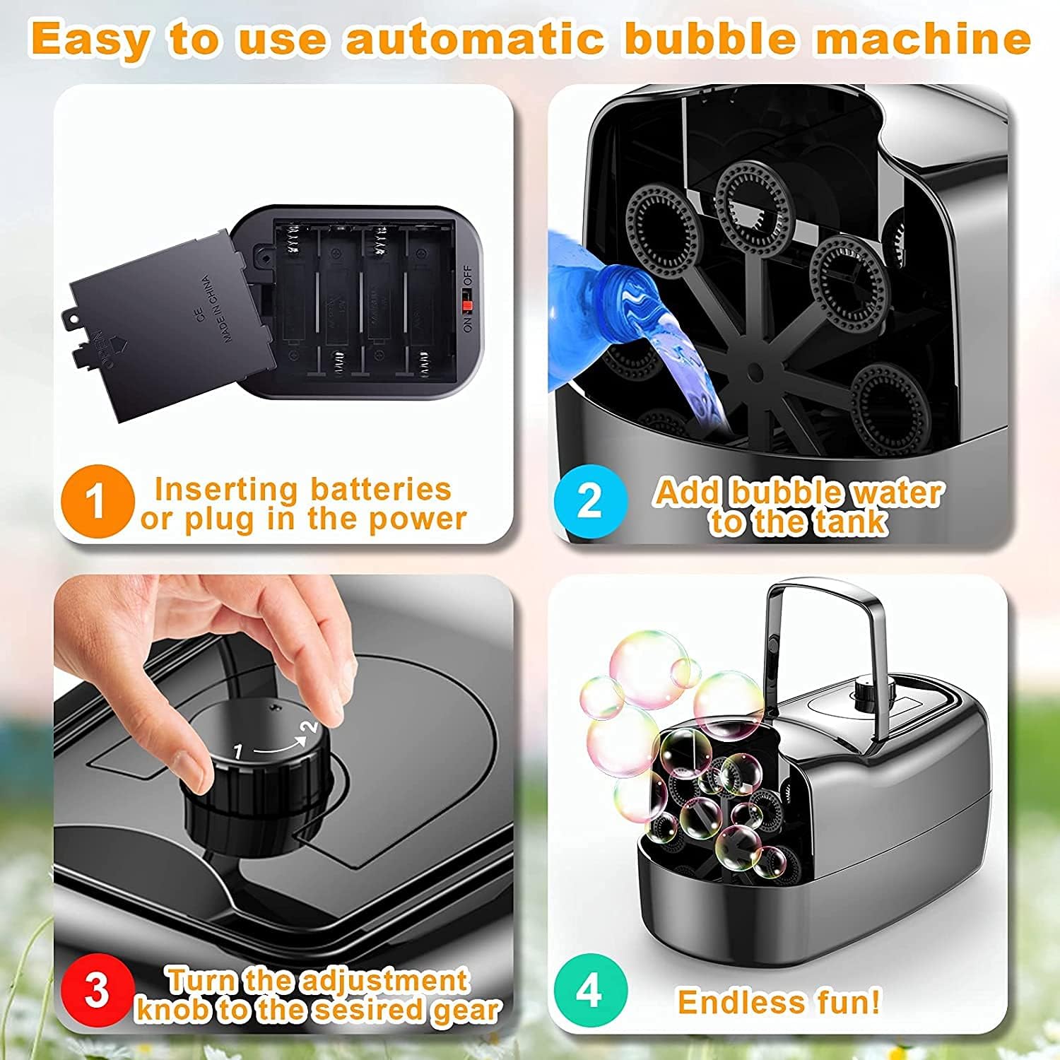 Bubble Machine Kids, Automatic Maker Toy
