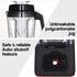 Commercial Blender Quiet Enclosed Processor Smoothie Mixer Fruit, Black