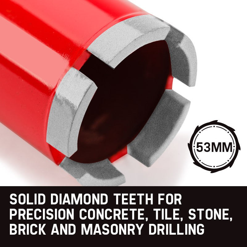 Diamond Core Drill Bit 53mm Concrete Wet Dry Tile Stone Brick Marble