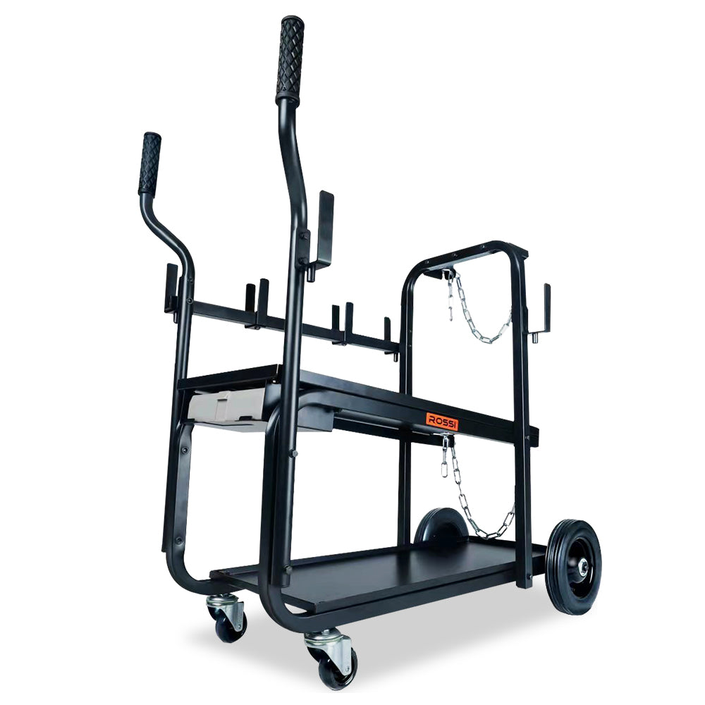 Heavy-Duty 160kg Capacity Welding Cart Trolley, with Consumables Case
