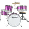 Childrens 4pc Drum Kit - Purple