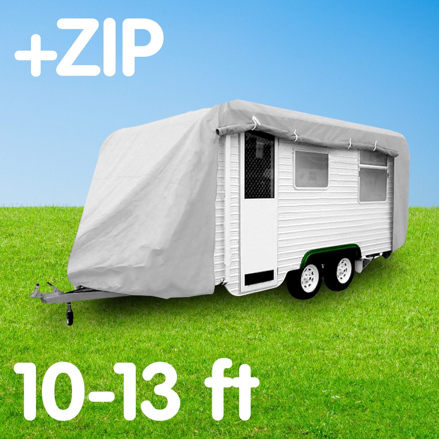 Caravan Cover With Side Zip Campervan 10-13 ft