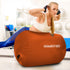 Sports Inflatable Gymnastics Air Barrel Exercise Roller 120 x 75cm - Orange