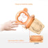 2 X Newborn Baby Food Fruit Nipple Feeder Pacifier Safety Silicone Feeding Tool Brown Large